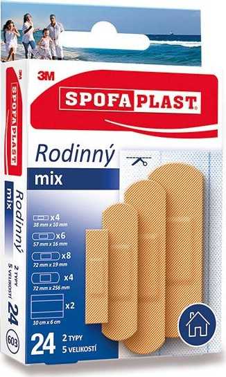 3M Spofaplast 603 Rodinný mix 24ks