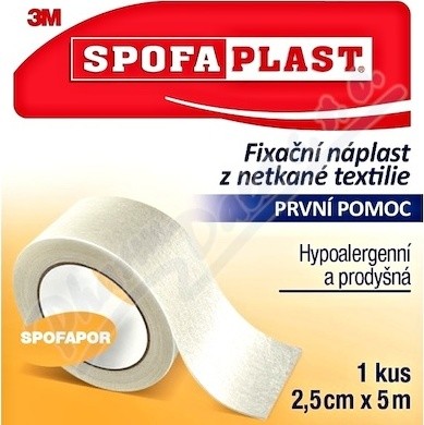 3M Spofaplast 732 Fix.náplast netk.text.5mx25mm