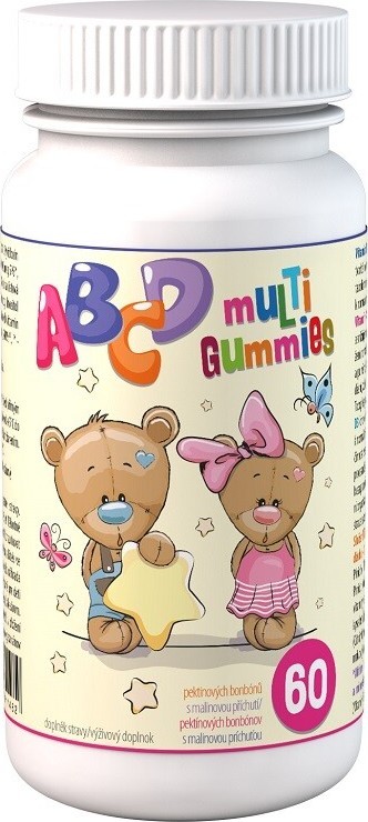 ABCD Multi Gummies 2x60 pektinových bonbónů