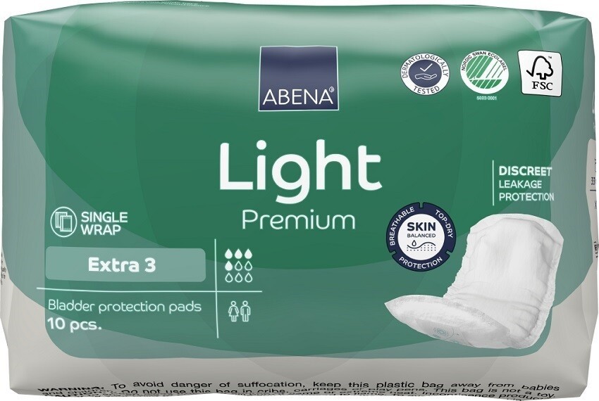 ABENA LIGHT EXTRA 3 VLOŽKY ABSORPČNÍ