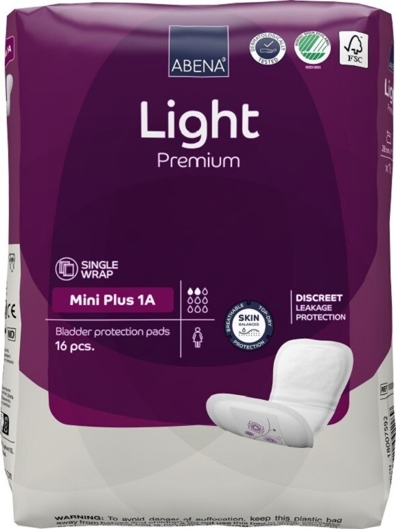 ABENA LIGHT MINI PLUS 1A VLOŽKY ABSORPČNÍ