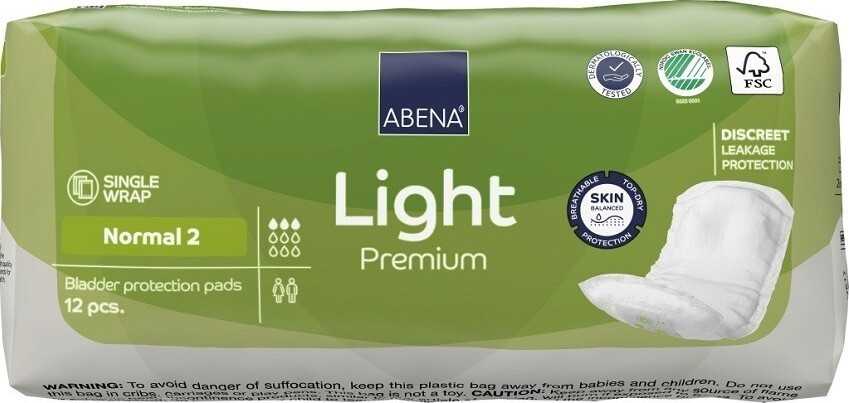 ABENA LIGHT NORMAL 2 VLOŽKY ABSORPČNÍ