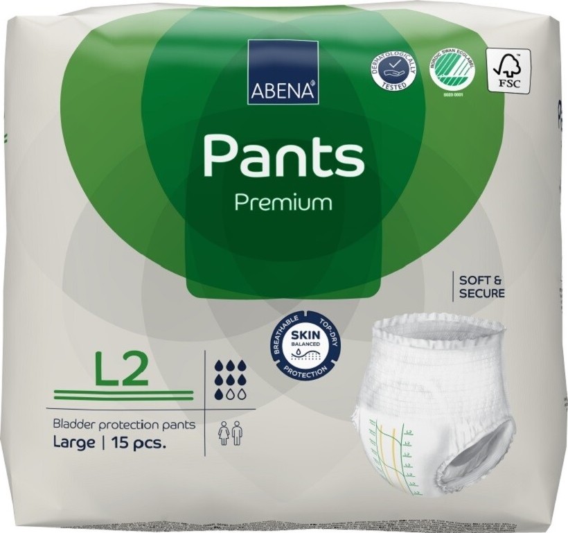 ABENA PANTS PREMIUM L2 KALHOTKY ABSORPČNÍ NAVLÉKACÍ