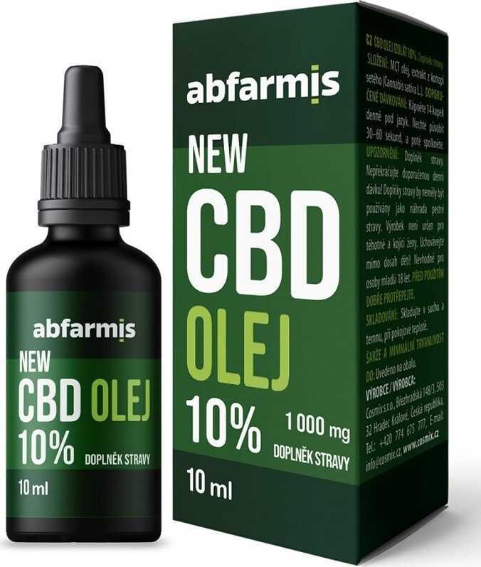 Abfarmis CBD 1000mg olej 10% 10ml