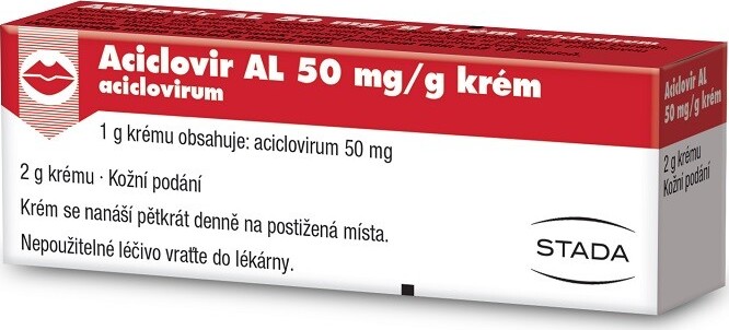 ACICLOVIR AL 50MG/G krém 2G