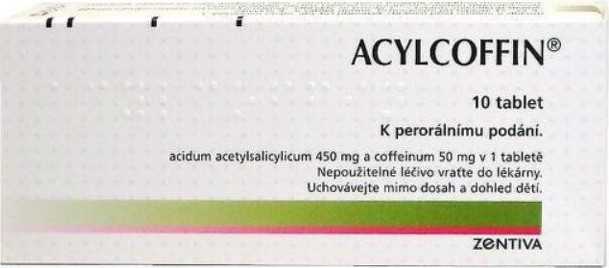 ACYLCOFFIN 450MG/50MG neobalené tablety 10