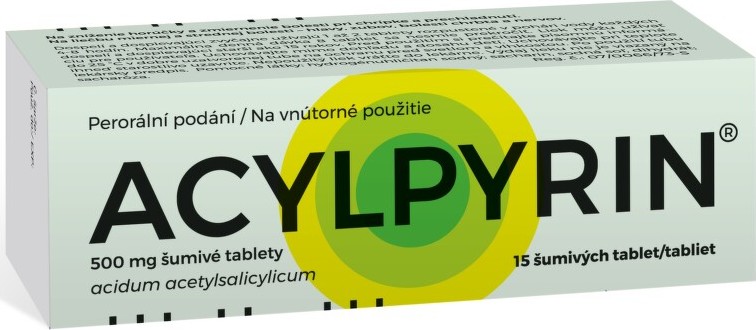 ACYLPYRIN 500MG šumivá tableta 15