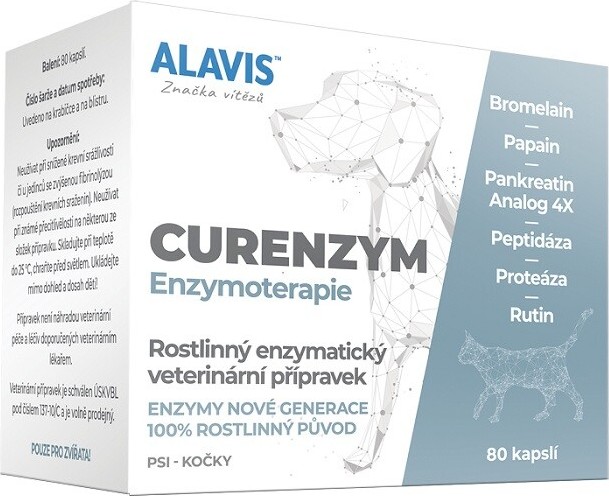 ALAVIS Curenzym Enzymoterapie a.u.v.cps.80