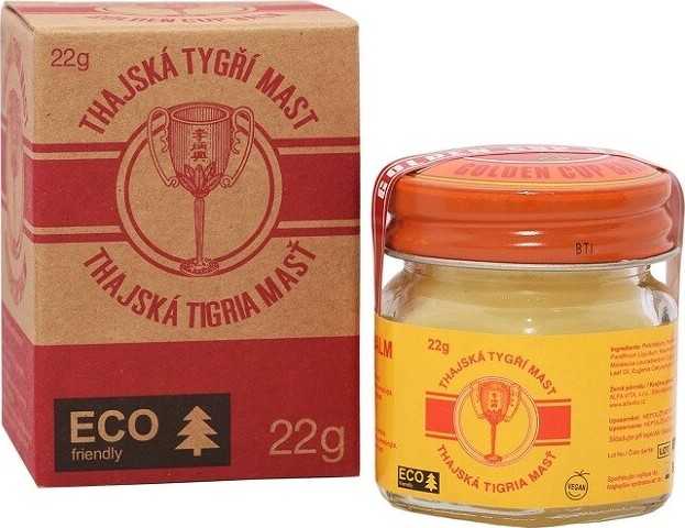 AlfaVita Thajská tygří mast Golden Cup Balm 22g