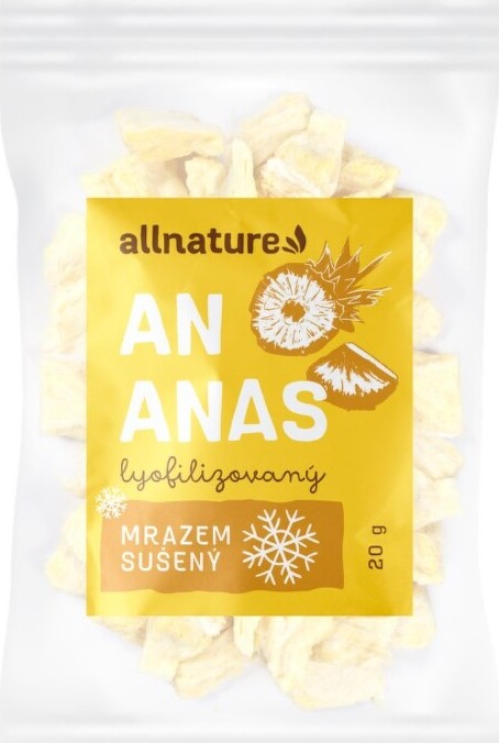 Allnature Ananas sušený mrazem kousky 20g