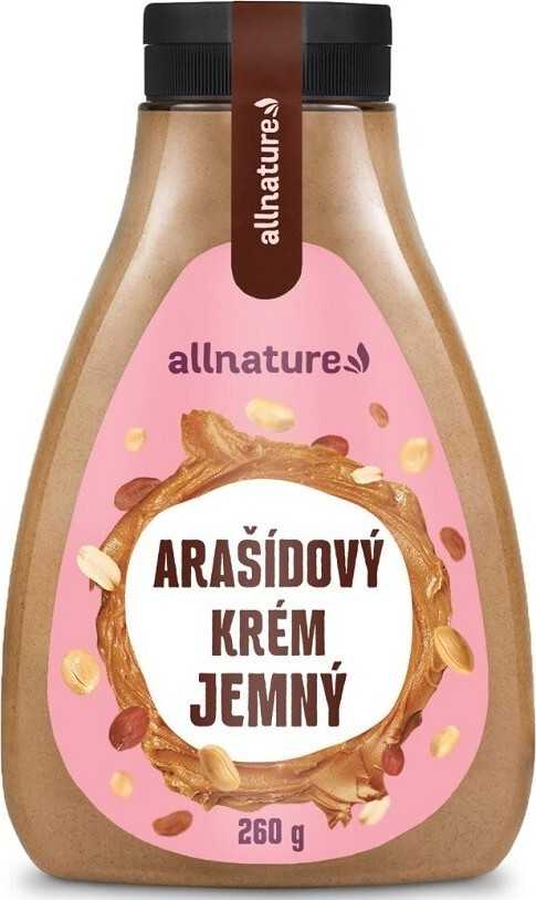 Allnature Arašídový krém jemný 260g