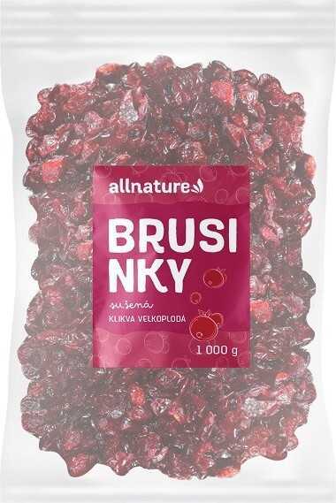 Allnature Brusinky sušené 1000g