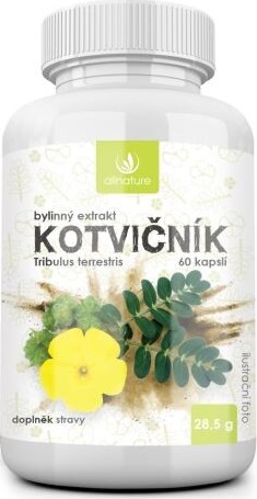 Allnature Kotvičník bylinný extrakt cps.60