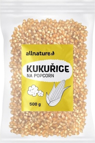 Allnature Kukuřice na popcorn 500g