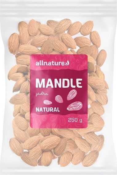 Allnature Mandle jádra natural 250g