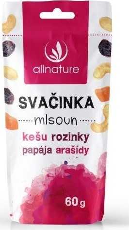 Allnature Směs svačinka Mlsoun 60g