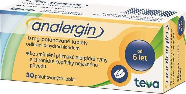 ANALERGIN 10MG potahované tablety 30