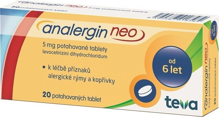 ANALERGIN NEO 5MG potahované tablety 20