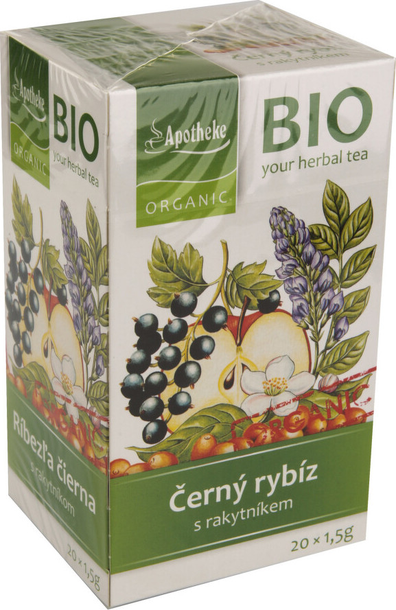 Apotheke BIO Černý rybíz s rakytníkem 20x1.5g