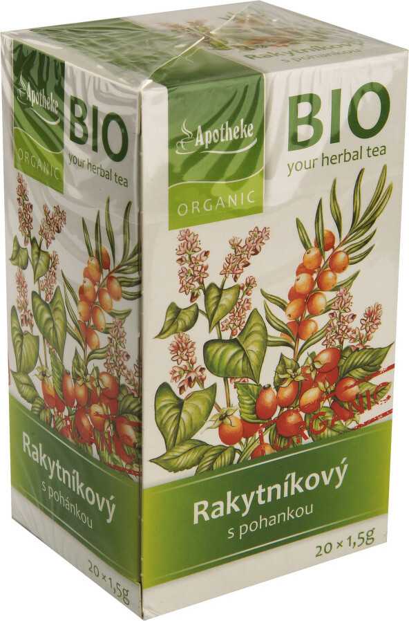 Apotheke BIO Rakytníkový čaj s pohankou 20x1.5g