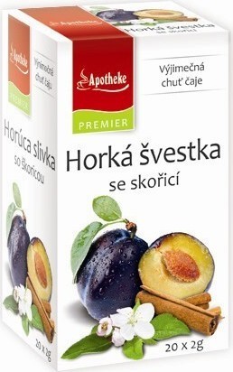 Apotheke Horká švestka se skořicí čaj 20x2g