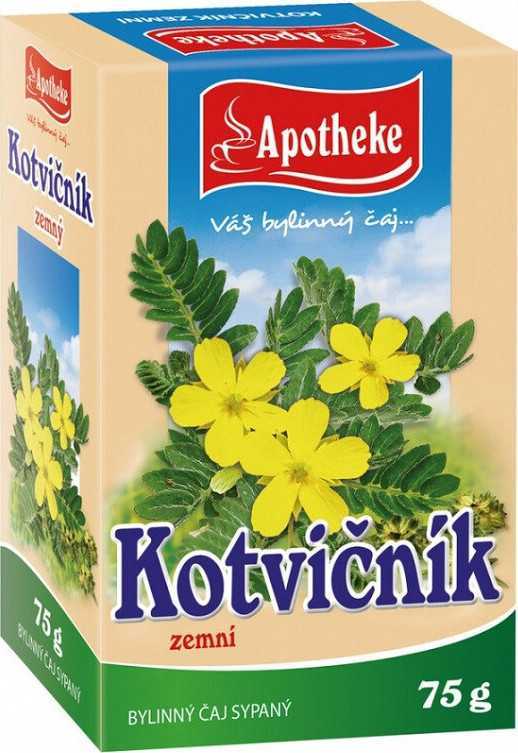 Apotheke Kotvičník zemní nať sypaný čaj 75g