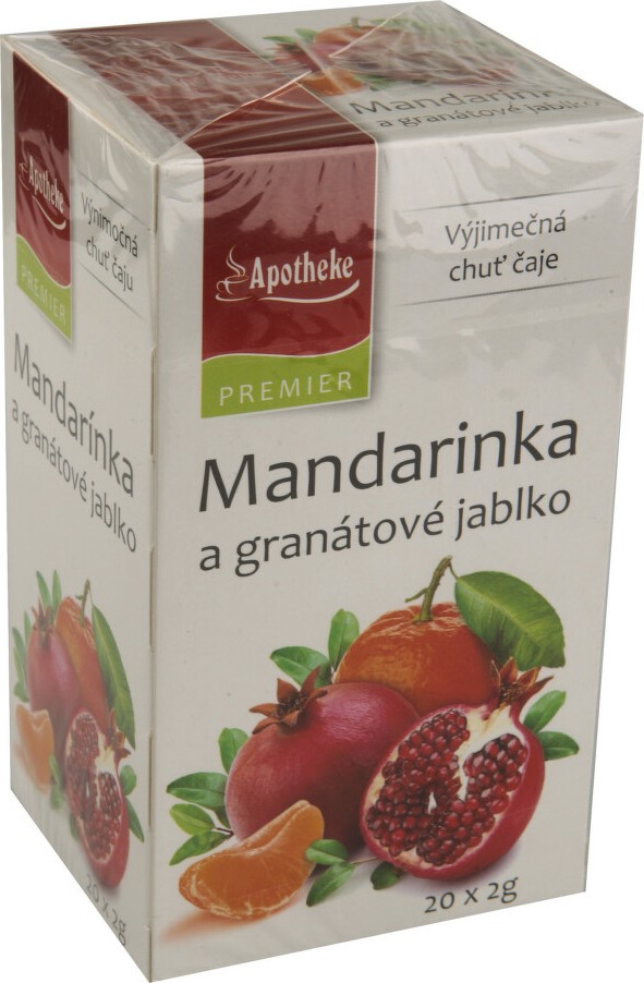 Apotheke Mandarinka a granát. jablko čaj 20x2g