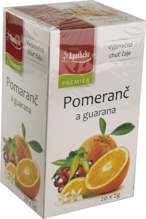 Apotheke Pomeranč a guarana čaj 20x2g
