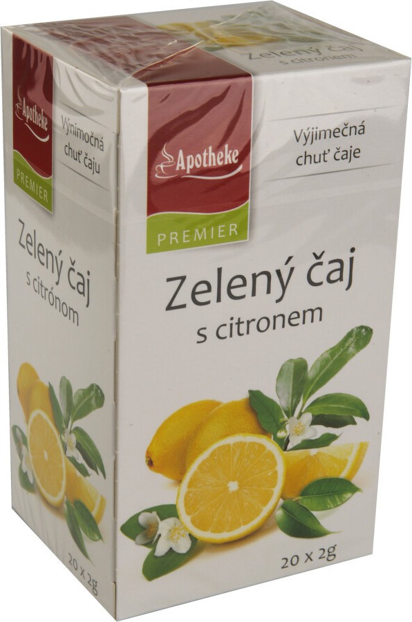 Apotheke Zelený čaj s citronem 20x2g