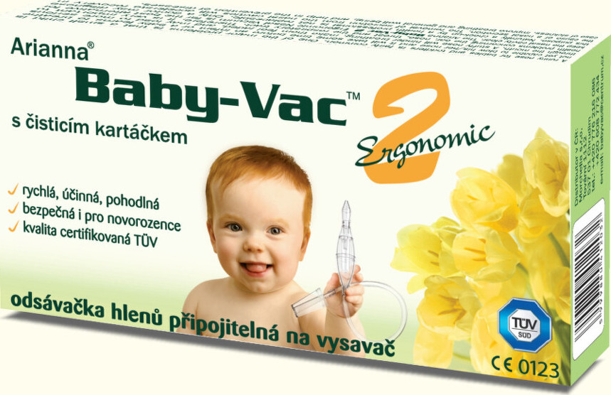 Arianna Baby-Vac 2 odsávačka hlenů s čisticím kartáčkem