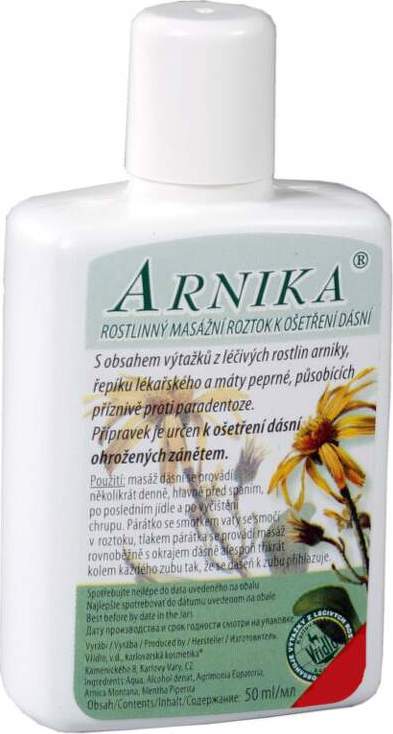 Arnika masážní roztok na dásně 50ml