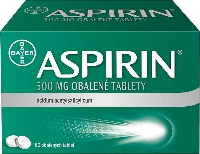 ASPIRIN 500MG obalené tablety 80