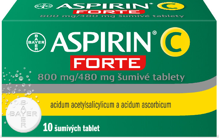 ASPIRIN C FORTE 800MG/480MG šumivá tableta 10