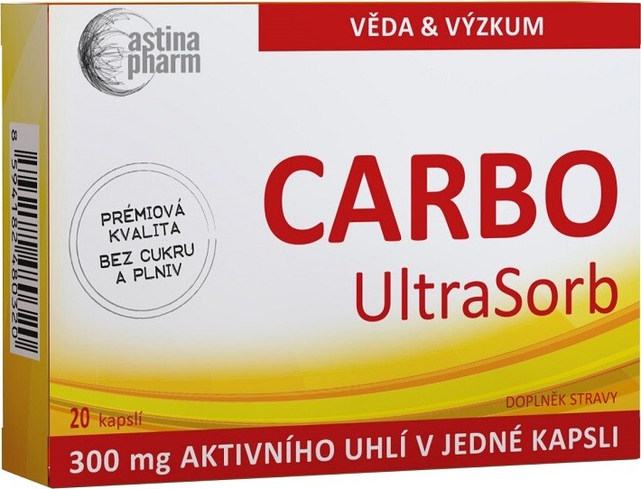 Astina CARBO UltraSorb 300mg cps.20