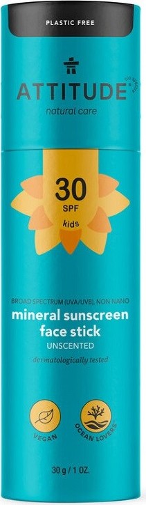 ATTITUDE Dětská ochranná tyčin.obličej SPF30 30g