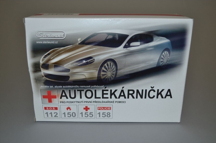 Autolékárnička pap.obal vyhl.č.206/2018 Steriwund