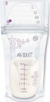 AVENT Sada sáčků na mléko Avent 180 ml 25 kusů