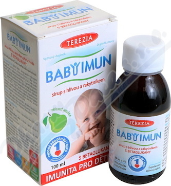 BABY IMUN sirup s hlívou a rakytníkem HRUŠKA 100ml