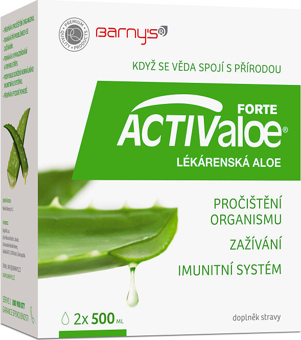 Barnys ACTIValoe lékárenská aloe 2x500ml