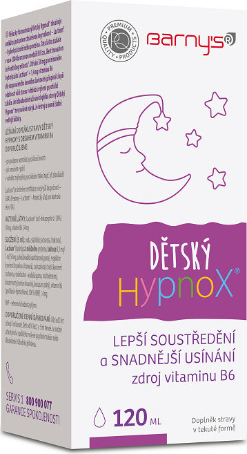 Barnys dětský HypnoX zklidňující sirup 120ml