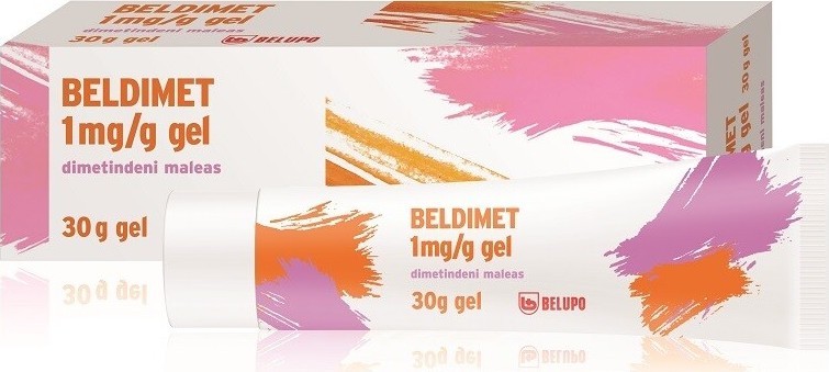 BELDIMET 1MG/G gel 30G