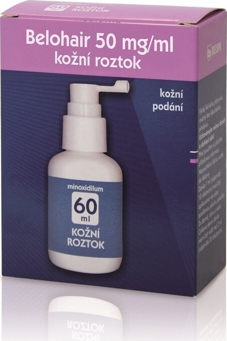 BELOHAIR 50MG/ML kožní podání roztok 1X60ML