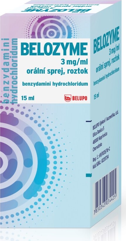 BELOZYME 3MG/ML ORM SPR SOL 1X15ML