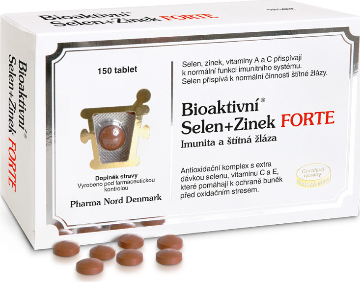 Bioaktivní Selen+Zinek FORTE tbl.150