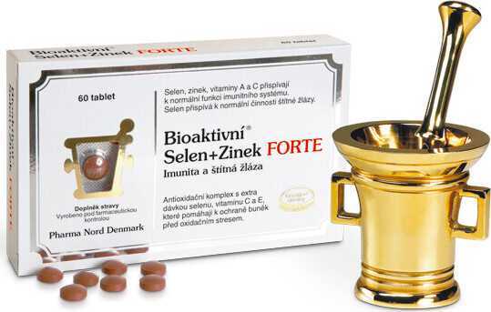 Bioaktivní Selen+Zinek FORTE tbl.60