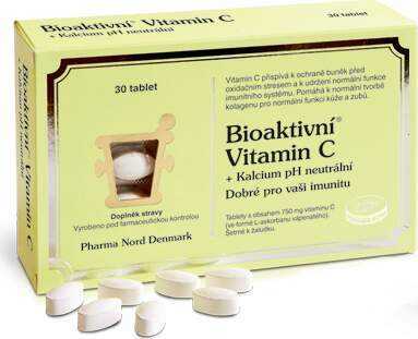 Bioaktivní Vitamin C+Kalcium pH neutrální tbl.30