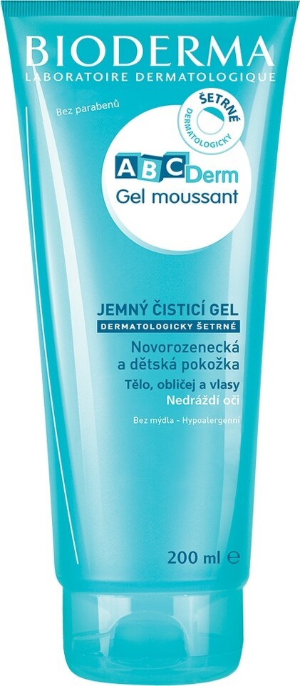 BIODERMA ABCDerm Gel moussant 200ml