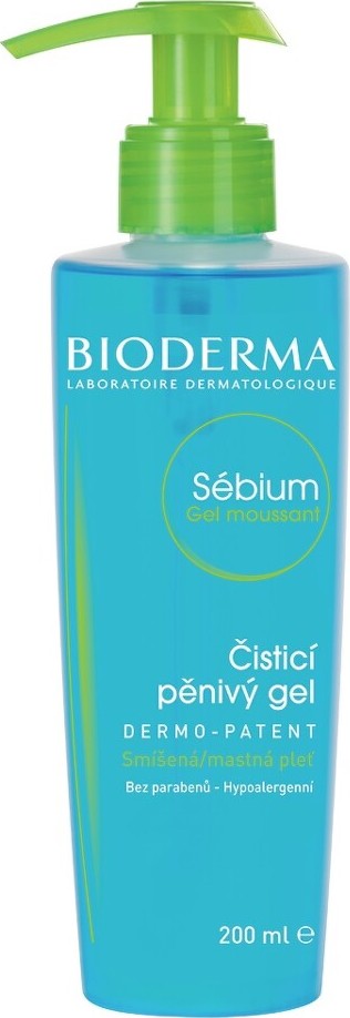 BIODERMA Sébium Gel moussant pumpa 200ml