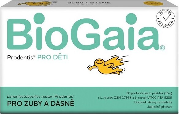 BioGaia Prodentis pro děti 20 pastilek