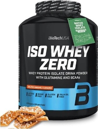 BioTech Iso Whey Zero 2270g slaný karamel